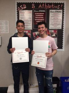Athletes of the Week