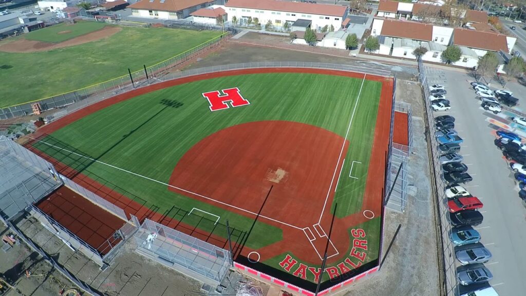 Video SBHS drone view shows off new softball field San Benito Live