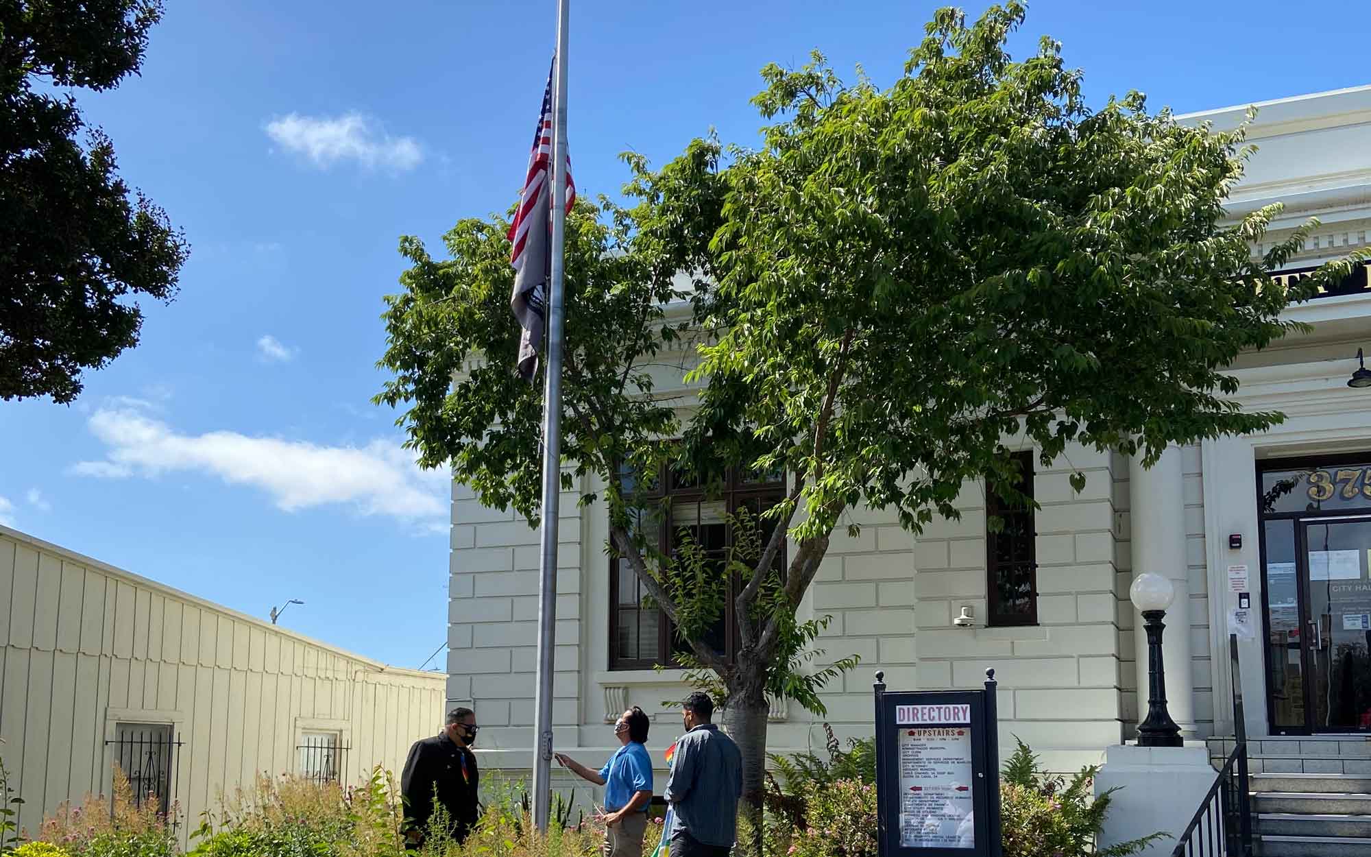 Video: Pride flag raised at Hollister City Hall | San Benito Live